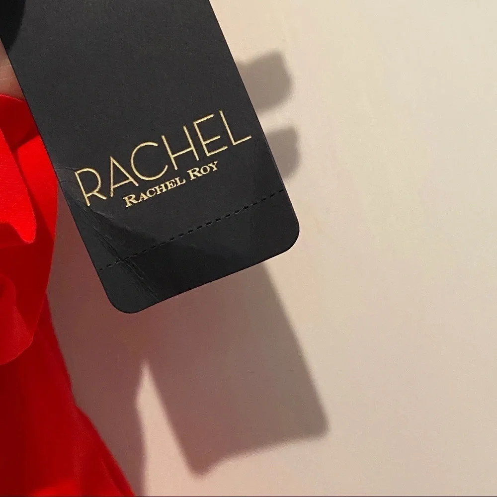 Rachel Roy Red Ruffle One Piece Swim - Picture 6 of 8